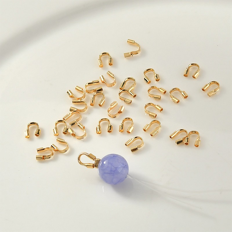 Jewelry Making Loops - 100 peças de protetores de fio