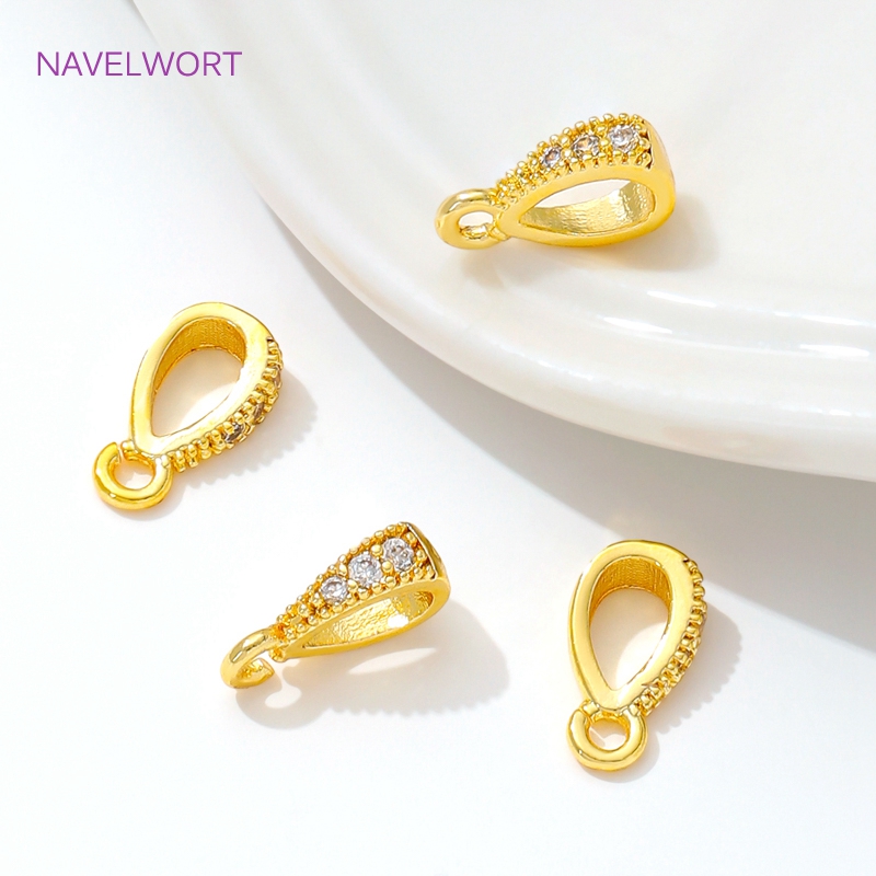 Jewelry Making Ring Tool - 14K/18K banhado a ouro embutidos zircão