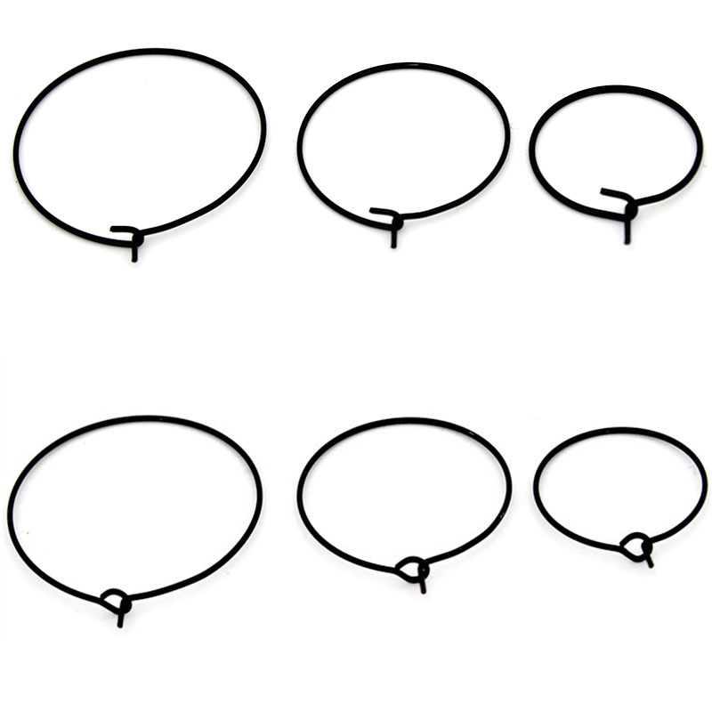 Jewelry Making Loops - 20 Peças de Argolas de Aço