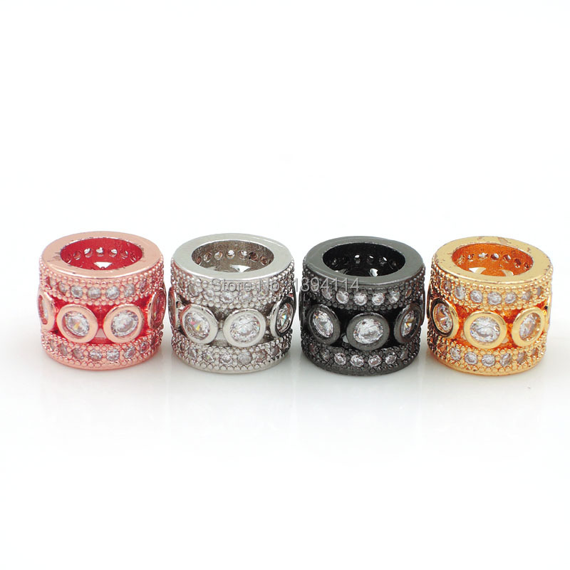 Jewelry Making Youtube - 11*11*9mm micro pave claro cz tubo