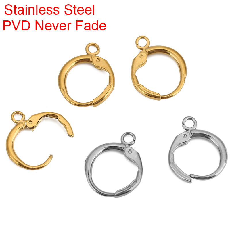 Jewelry Making Loops - 10 peças ganchos de brincos de