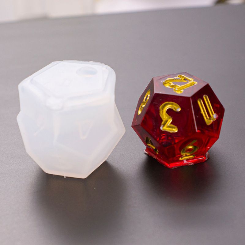 Jewelry Making Game - Molde dados resina 8 formatos com