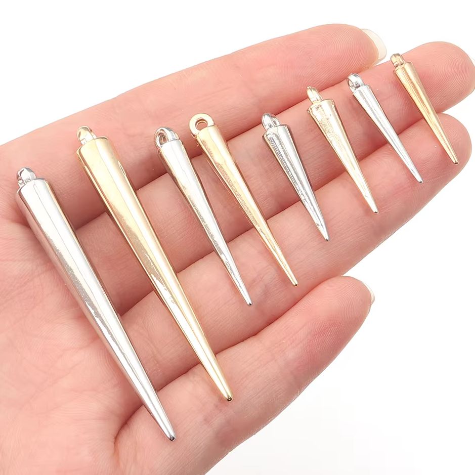 Jewelry Making Rivets - 50-200 pçs/lote cone encantos pingentes plásticos