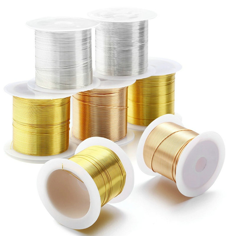 Jewelry Making Wire - Fio de cobre para joias, 0.3-1.0mm,