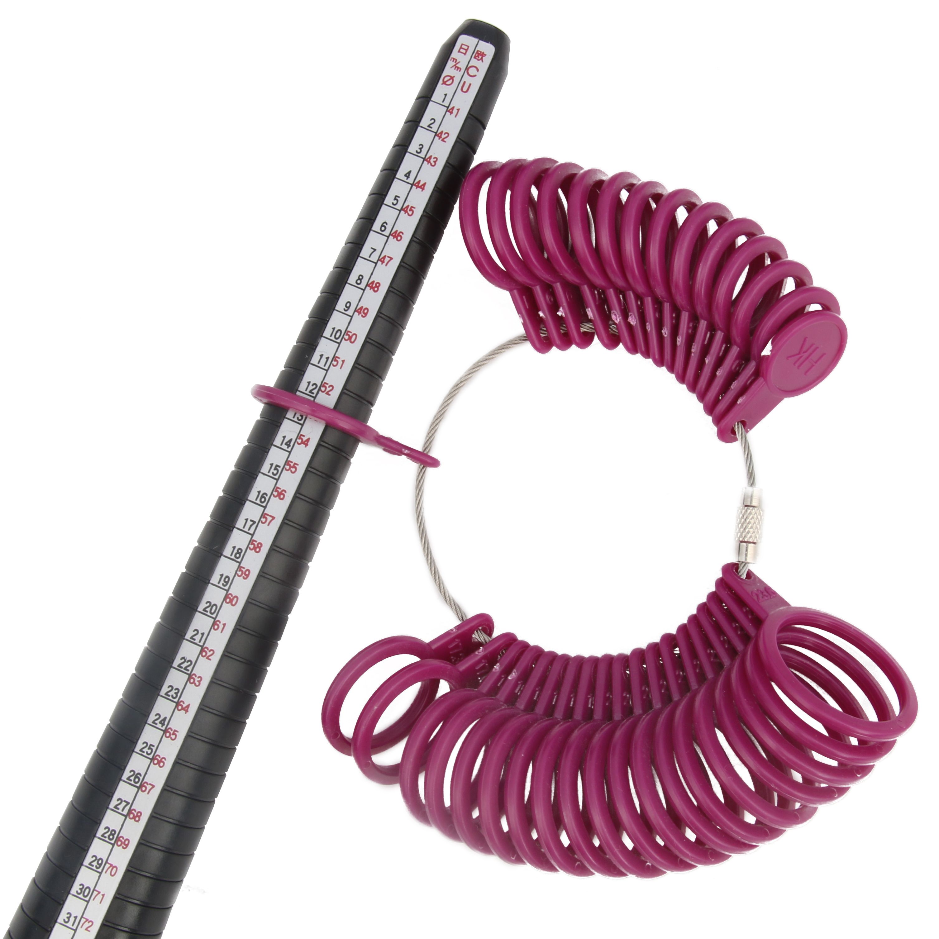 Jewelry Making Kit Professional - Profissional anel tamanho localizador mandril medidor