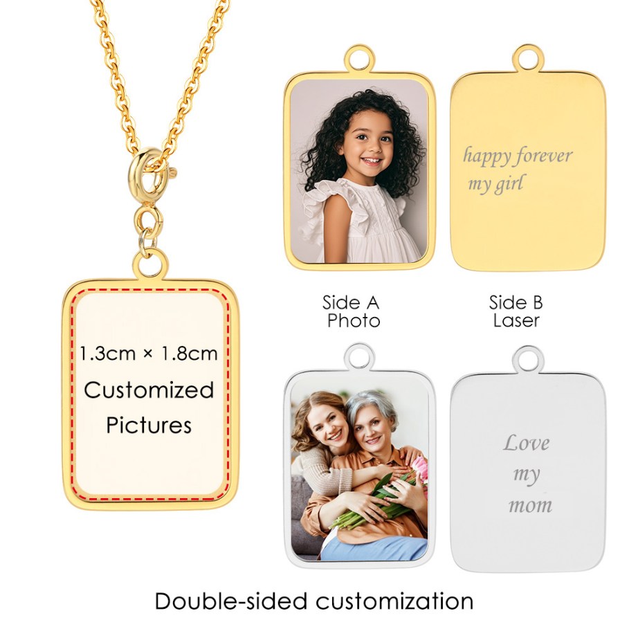 Making Custom Jewelry - Personalizado foto carta bandeira pingente colar