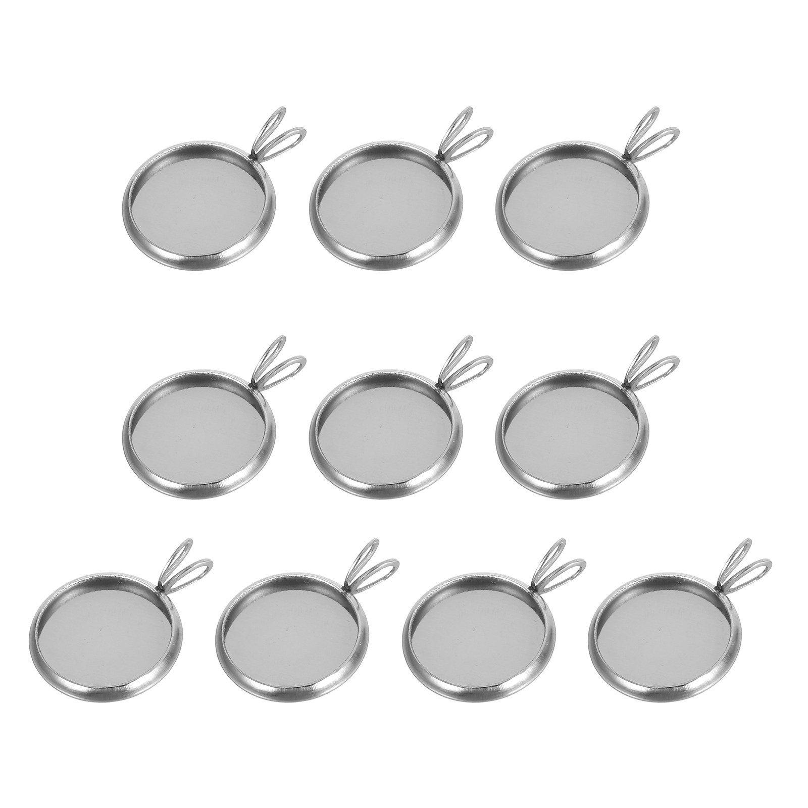 Making Custom Jewelry - 10 Peças de Base Redonda para