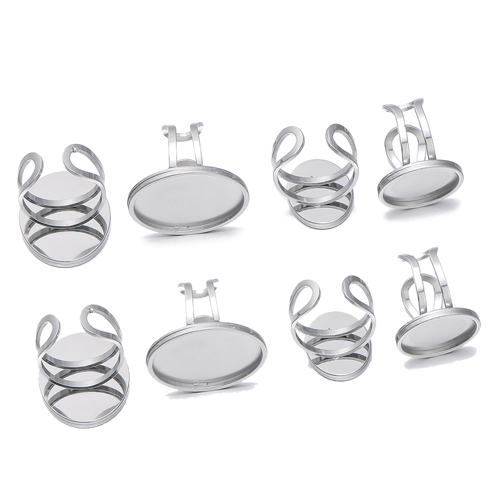 Jewelry Making Ring Tool - 5 pçs/lote configurações de anel aberto