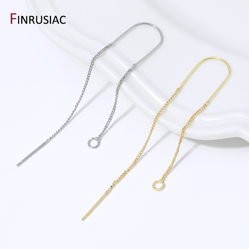 Jewelry Making Wire - Brincos de Corrente Longa com Borla