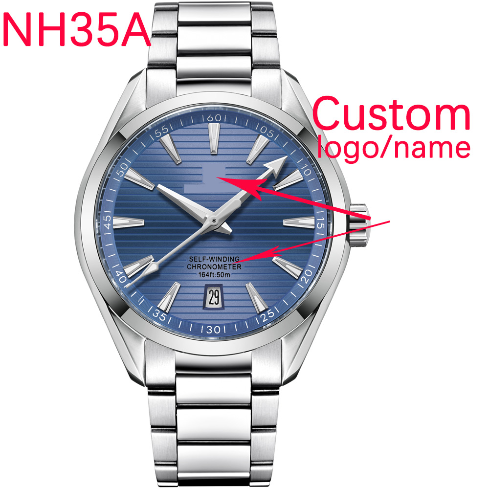 Making Custom Jewelry - Luxo nh35 movt logotipo personalizado 41mm