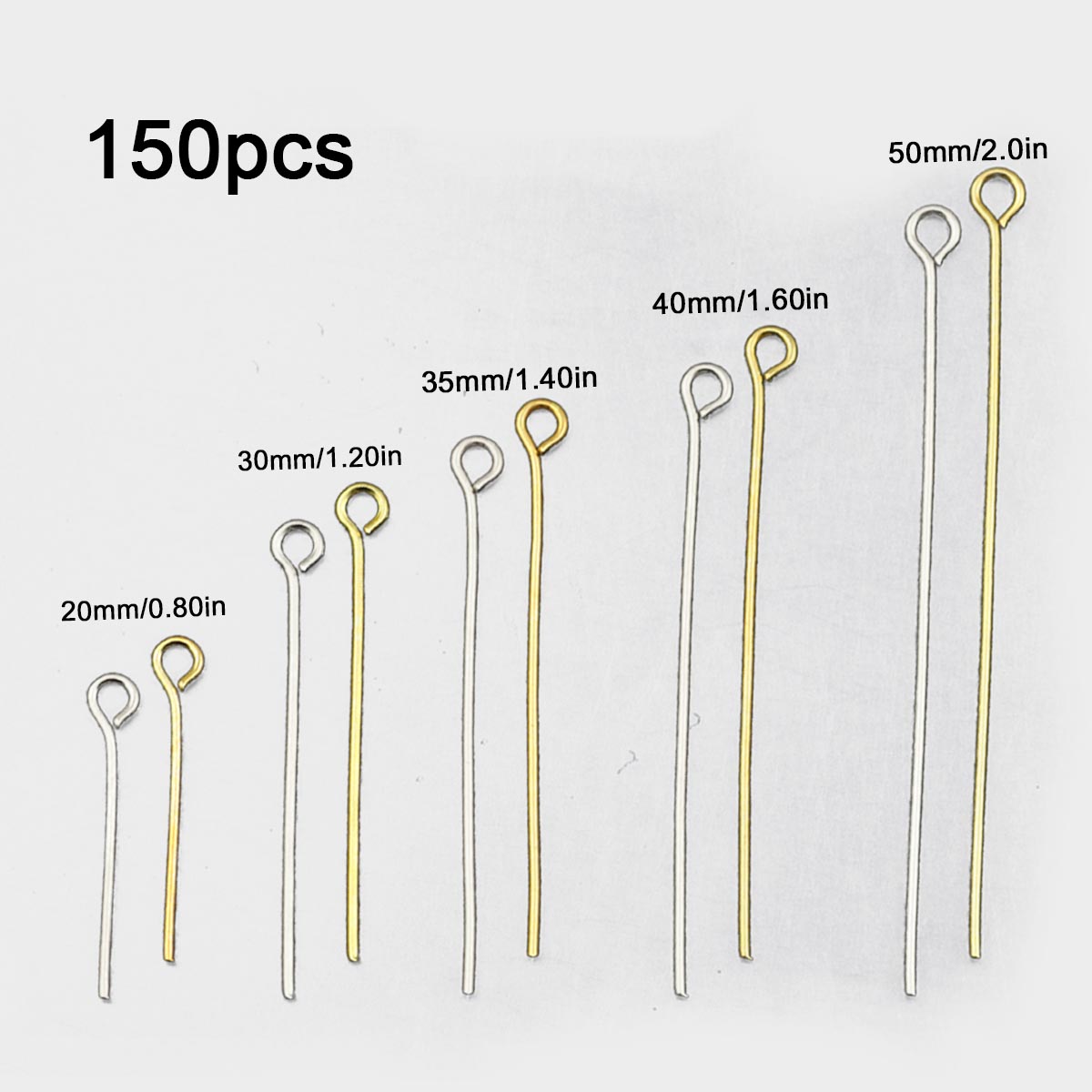 150 unidades/pacote metal 9 pi - Jewelry Making Rivets avaliação e preço