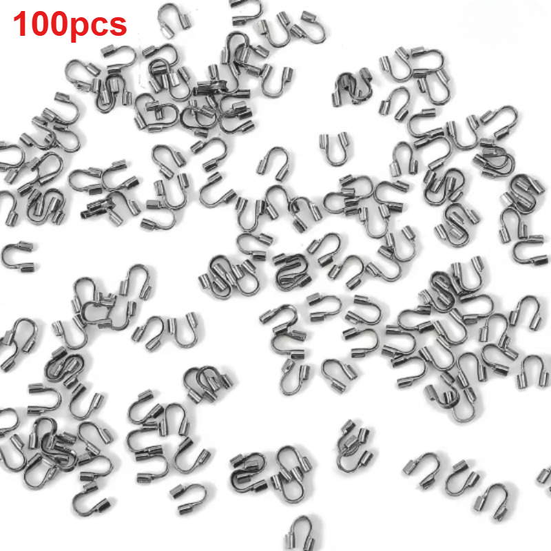 100 peças de protetores de fio - Jewelry Making Loops avaliação e preço