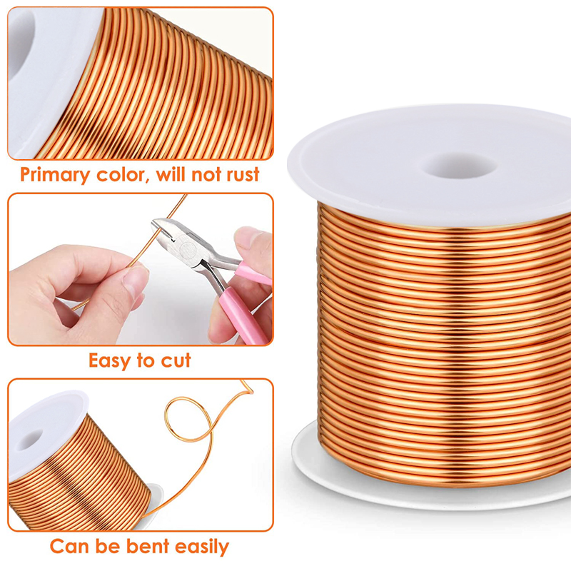 1-3 rolo de fio de cobre macio - Jewelry Making Wire avaliação e preço