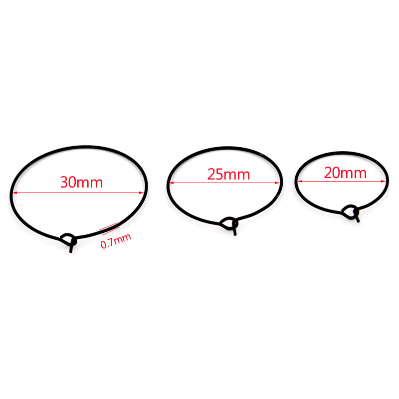 20 Peças de Argolas de Aço Ino - Jewelry Making Loops avaliação e preço