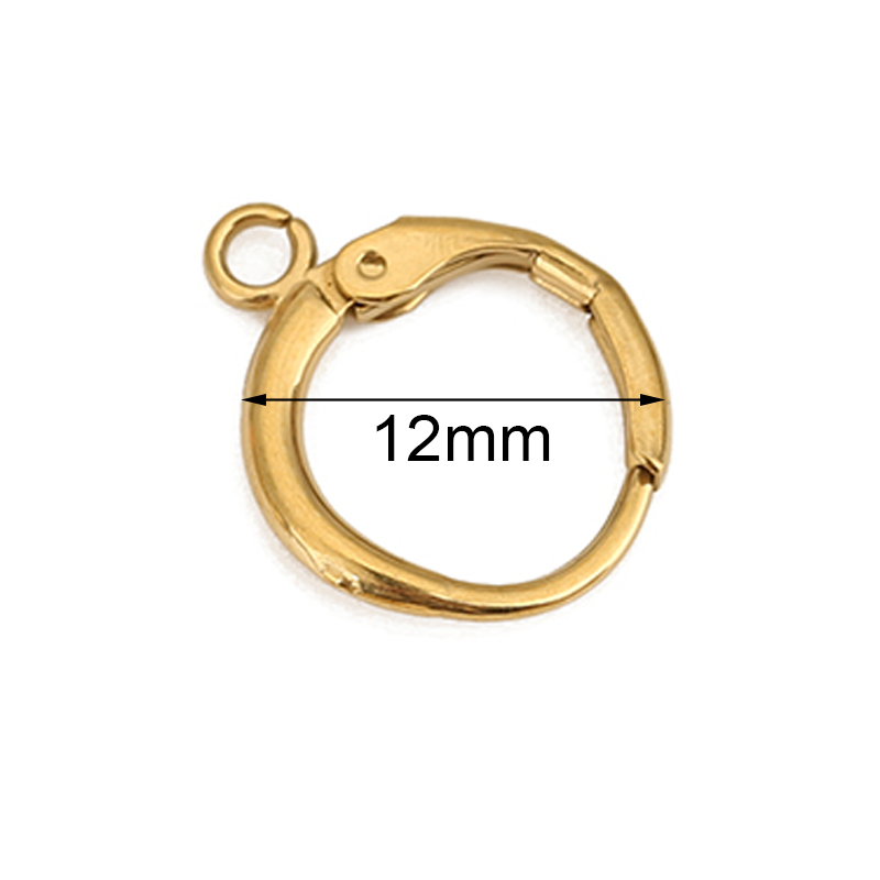 10 peças ganchos de brincos de - Jewelry Making Loops avaliação e preço