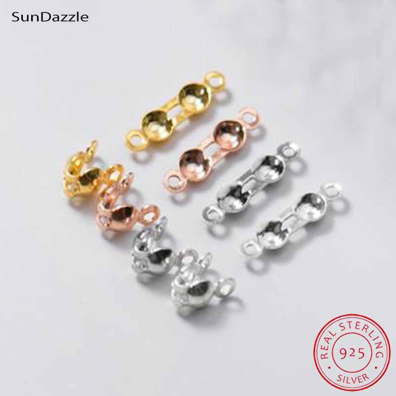 4 peças de Conectores de Crimp - Jewelry Making Material avaliação e preço