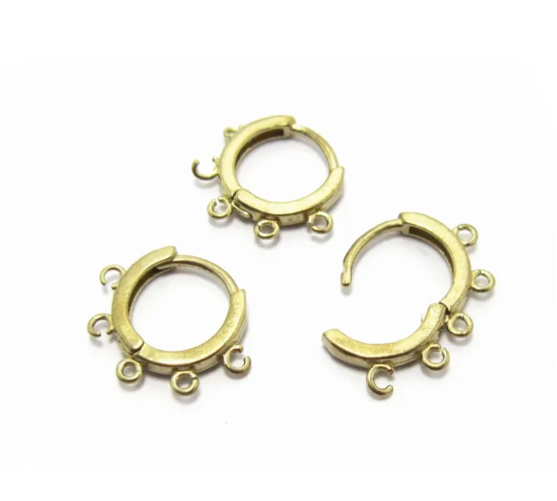 10 peças de argolas de latão p - Jewelry Making Loops avaliação e preço