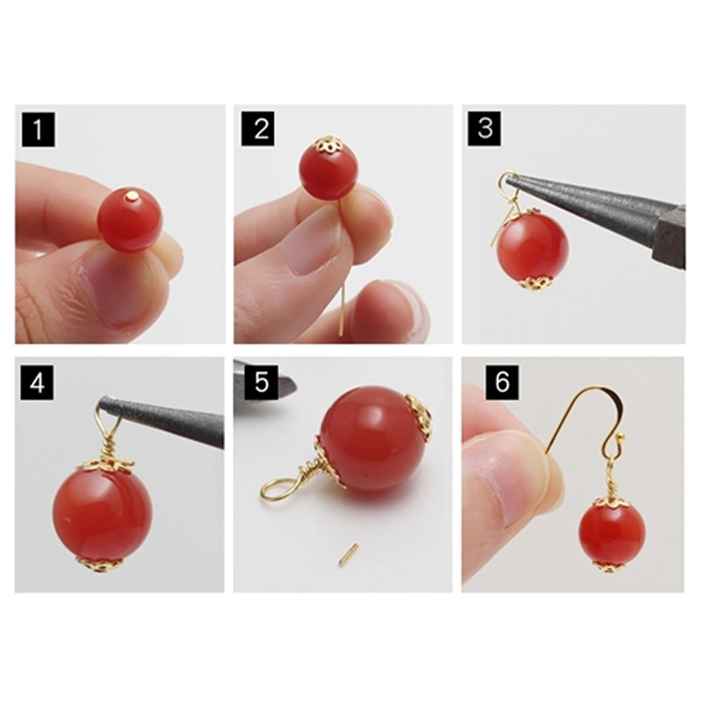 100 pinos de cabeça plana de a - Jewelry Making Rivets avaliação e preço