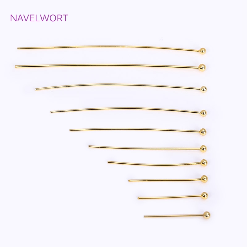 50 pçs/lote 18k pinos banhados - Jewelry Making Rivets avaliação e preço