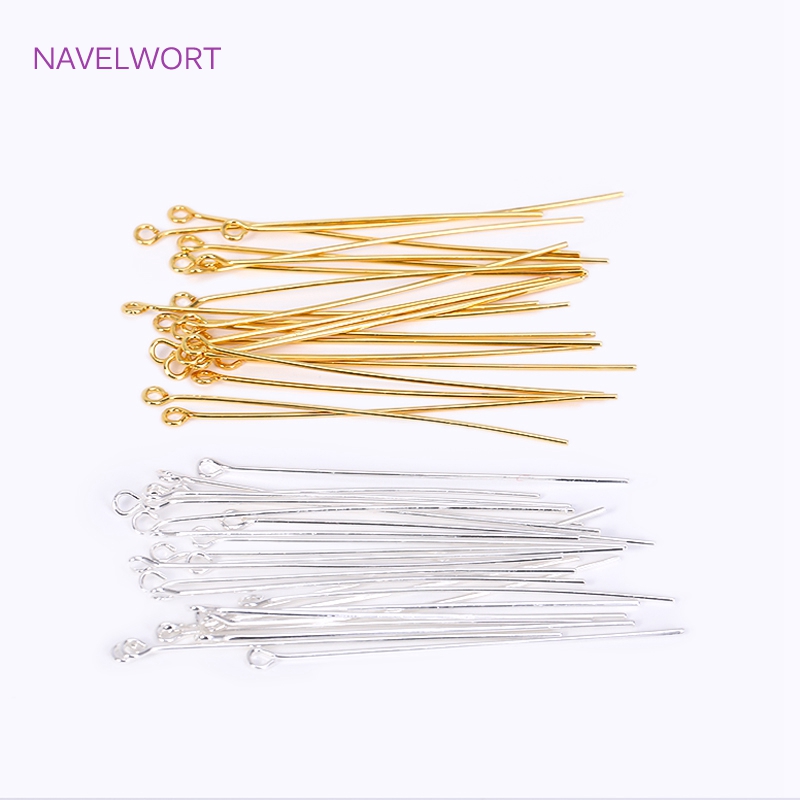 50 pçs/lote 18k pinos banhados - Jewelry Making Rivets avaliação e preço