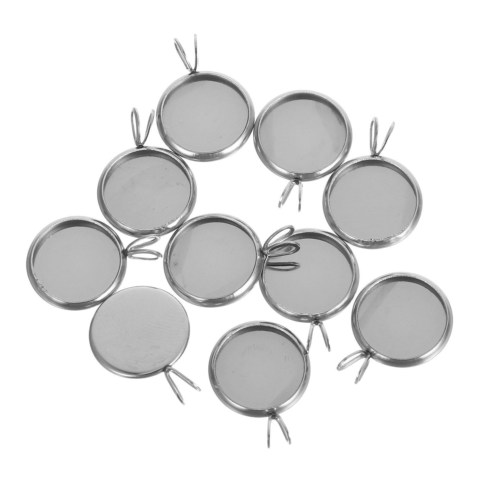 10 Peças de Base Redonda para  - Making Custom Jewelry avaliação e preço