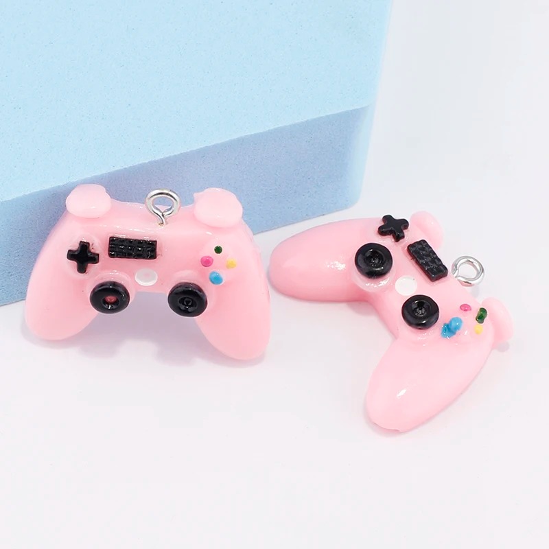 10 Peças de Charms de Resina e - Jewelry Making Game avaliação e preço