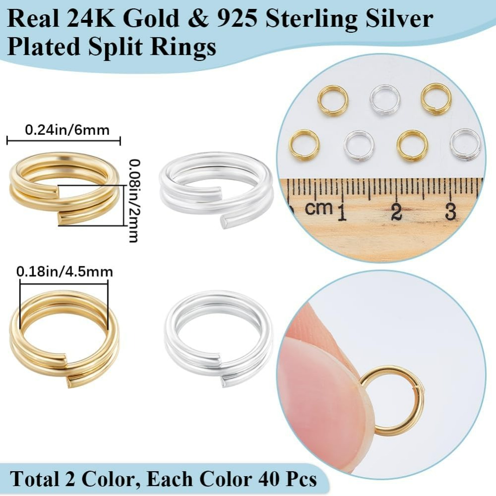 1 caixa 80 peças anel de salto - Jewelry Making Loops avaliação e preço
