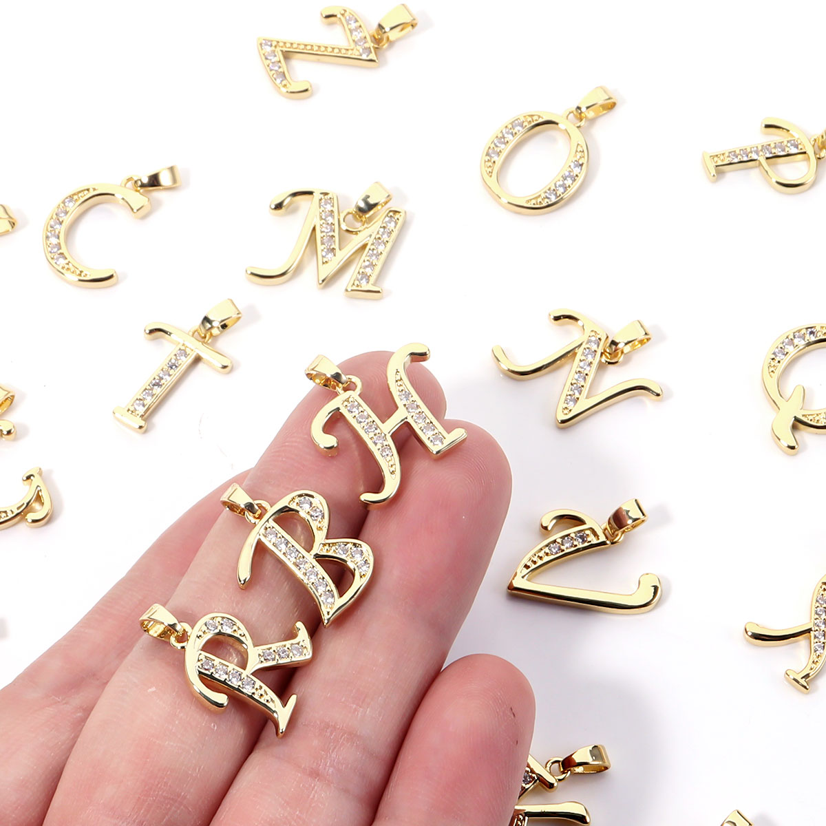 Pingente de metal com letras d - Making Custom Jewelry avaliação e preço