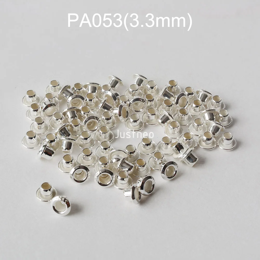 925 prata esterlina ilhó rebit - Jewelry Making Rivets avaliação e preço