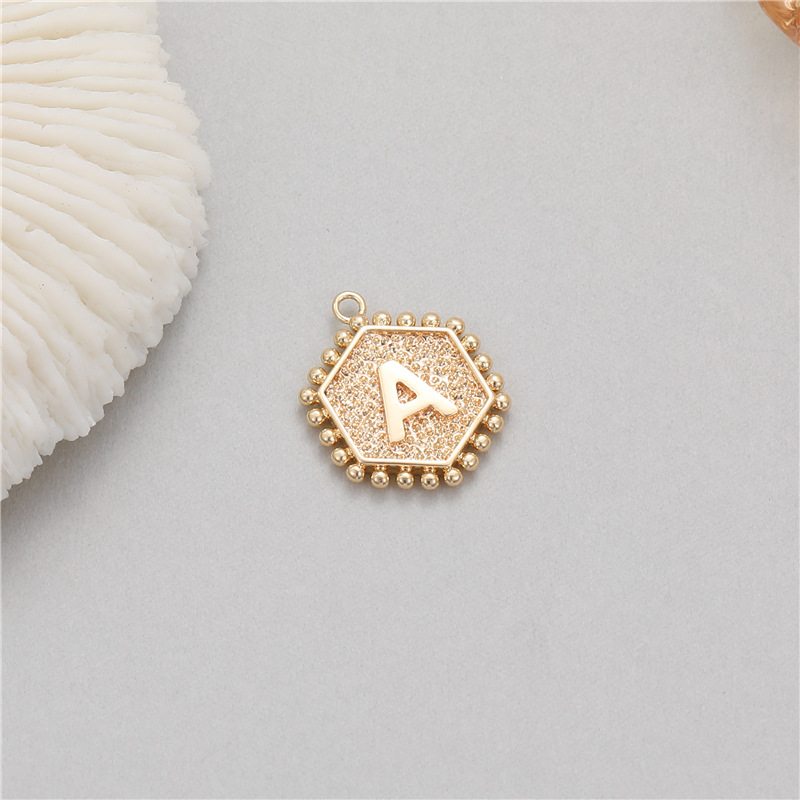 5 peças de pingentes hexagonai - Jewelry Making Rivets avaliação e preço