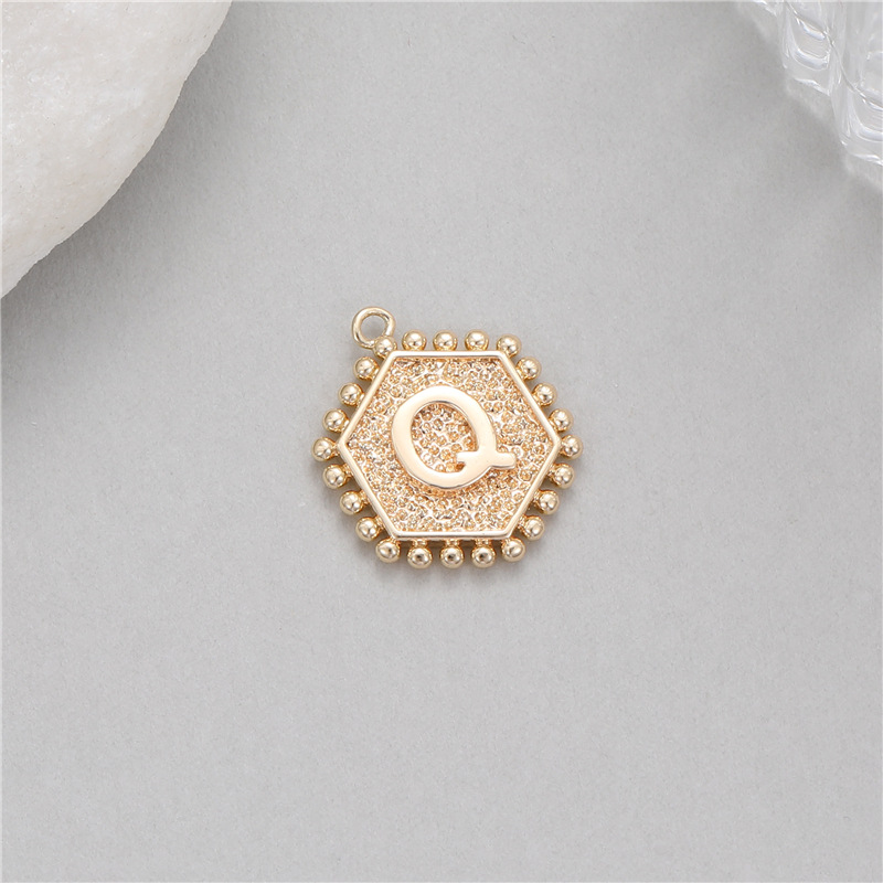 5 peças de pingentes hexagonai - Jewelry Making Rivets avaliação e preço